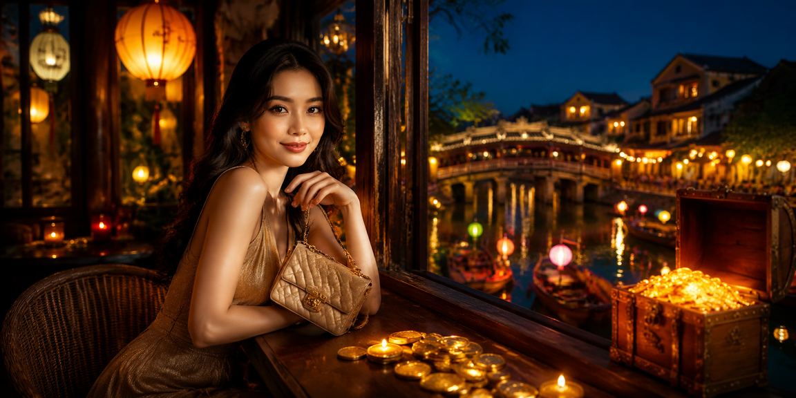 Không gian cá cược casino hiện đại tại Việt Nam buổi tối